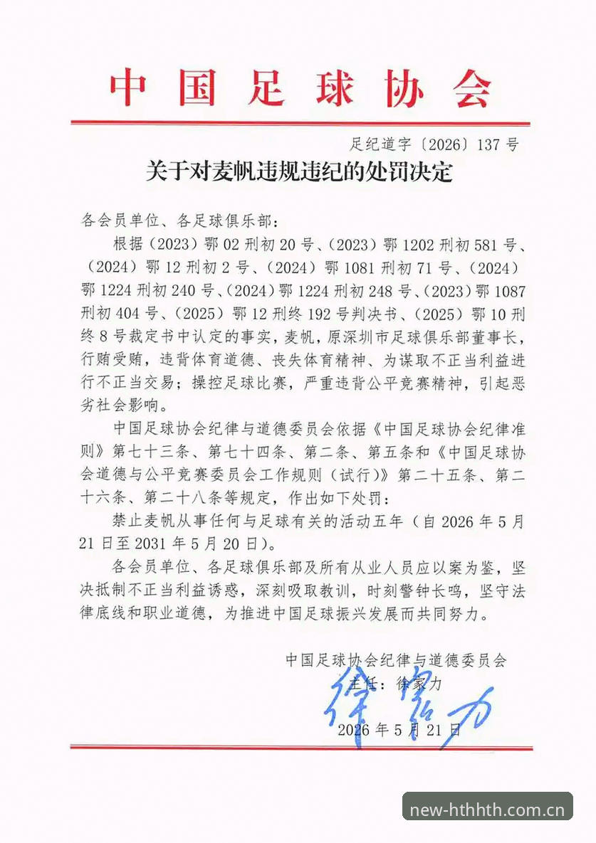中国足协第三批禁足名单详解：行业重整与体育道德反思